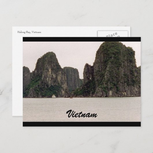 lange baai briefkaart (Voorkant / Achterkant)