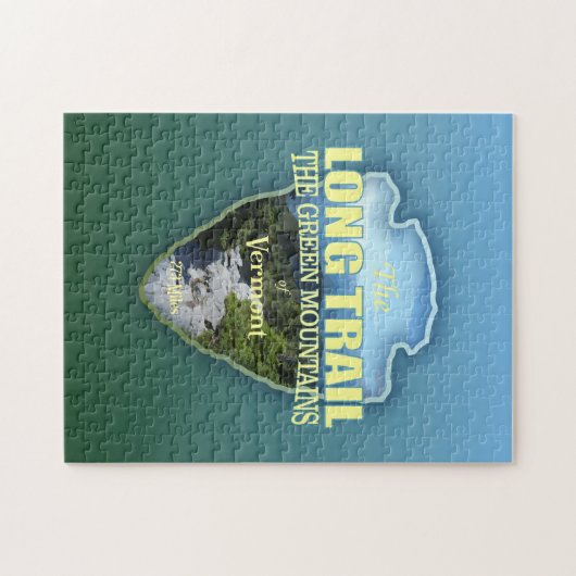 Lange baan (pijlpunt) legpuzzel (Horizontaal)