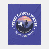 Lange baan (rd2) fleece deken (Voorkant)