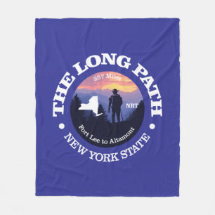 Lange baan (rd2) fleece deken