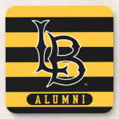 Lange band deelstaat Alumni Stripes Bier Onderzetter (Voorkant)