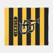 Lange band deelstaat Alumni Stripes Fleece Deken (Voorkant (Horizontaal))