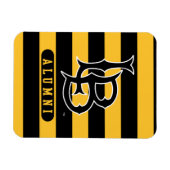 Lange band deelstaat Alumni Stripes Magneet (Horizontaal)