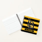 Lange band deelstaat Alumni Stripes Notitieboek (Binnen)