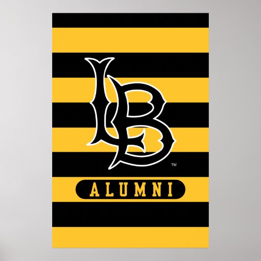 Lange band deelstaat Alumni Stripes Poster (Voorkant)