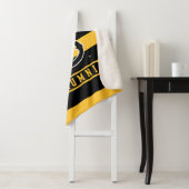 Lange band deelstaat Alumni Stripes Sherpa Deken (In situ)