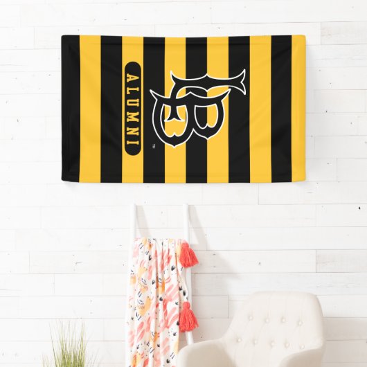 Lange band deelstaat Alumni Stripes Spandoek (Insitu)