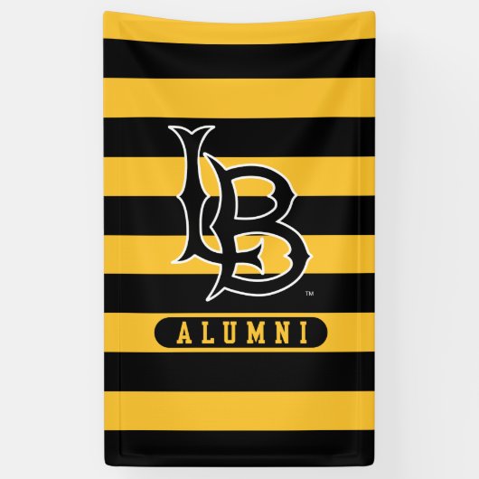 Lange band deelstaat Alumni Stripes Spandoek (Verticaal)