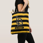 Lange band deelstaat Alumni Stripes Tote Bag (Dichtbij)