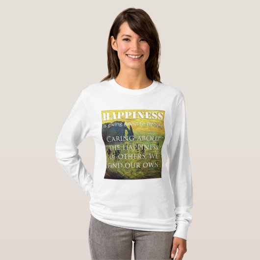 Lange basishoes T-shirt (Voorkant volledig)