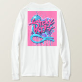 Lange basishoes T-shirt (Design achterkant)