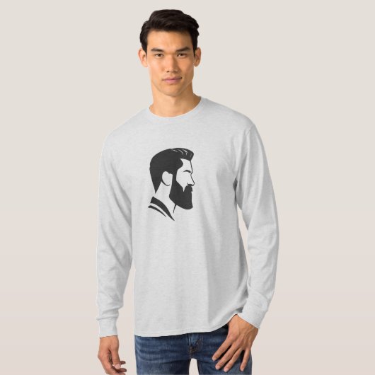 Lange basishoes T-shirt (Voorkant volledig)