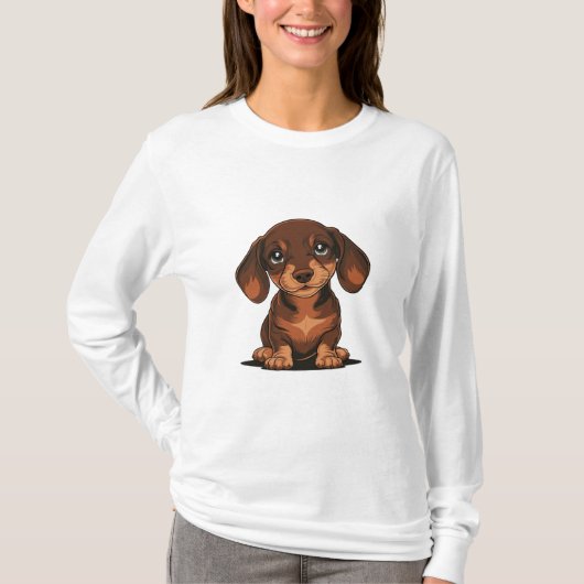 Lange basishoes T-shirt (Voorkant)