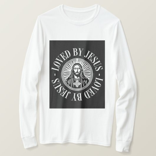 Lange basishoes T-shirt (Design voorkant)