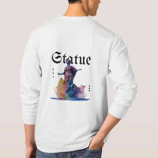 Lange basishoes T-shirt (Achterkant)