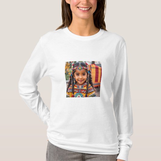 Lange basishoes T-shirt (Voorkant)