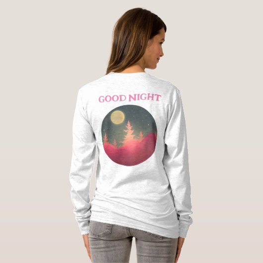 Lange basishoes T-shirt (Achterkant volledig)