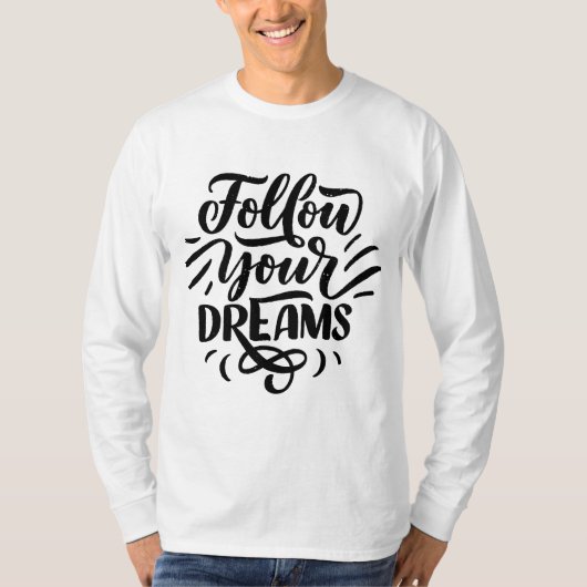 Lange basishoes T-shirt (Voorkant)