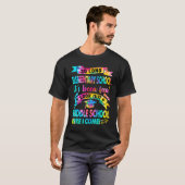 Lange basisschool: kijk uit middelbare school H T-shirt (Voorkant volledig)