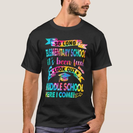 Lange basisschool: kijk uit middelbare school H T-shirt (Voorkant)