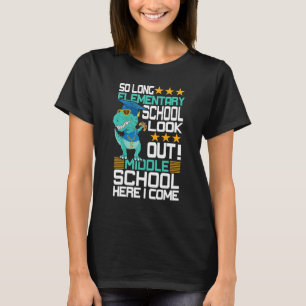 Lange basisschool: kijk uit middelbare school H T-shirt