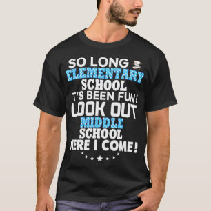 Lange basisschool, kijk uit midden I C T-shirt