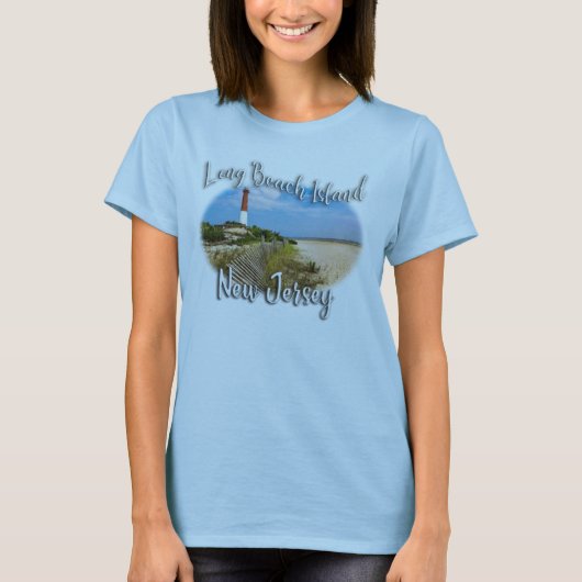 LANGE BEACH ISLAND DOOR EKLEKTIX T-SHIRT (Voorkant)