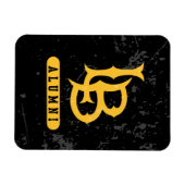 Lange beach state Alumni Distress Magneet (Horizontaal)