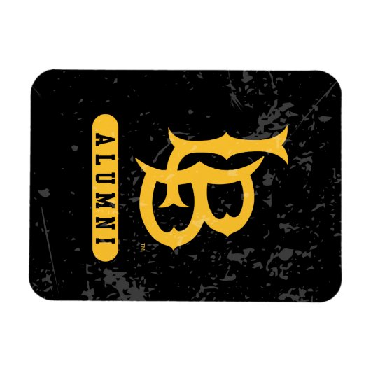 Lange beach state Alumni Distress Magneet (Horizontaal)