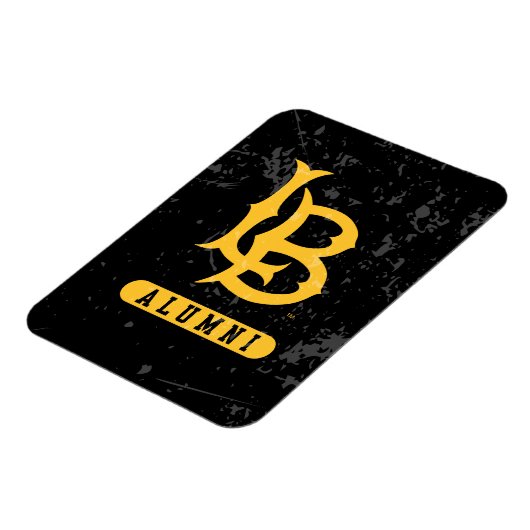 Lange beach state Alumni Distress Magneet (Linkerzijde)