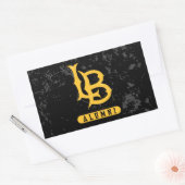 Lange beach state Alumni Distress Rechthoekige Sticker (Envelop)