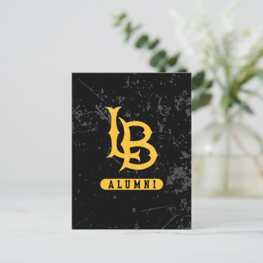 Lange beach state Alumni Distress Uitnodiging Briefkaart (Staand voorkant)