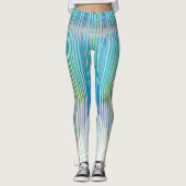 Lange benen abstracte kunst leggings (Voorkant)