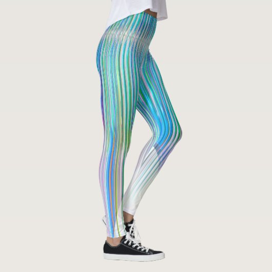Lange benen abstracte kunst leggings (Rechts)