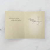 Lange Bloem Sympathie Kaart (Binnen)