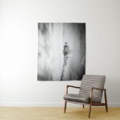 Lange blootstelling aan een strand in Rabac, Kroat Wandkleed (In situ)