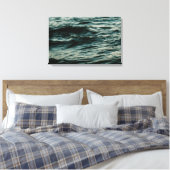 Lange blootstellingsgolven canvas afdruk (Insitu (Slaapkamer))