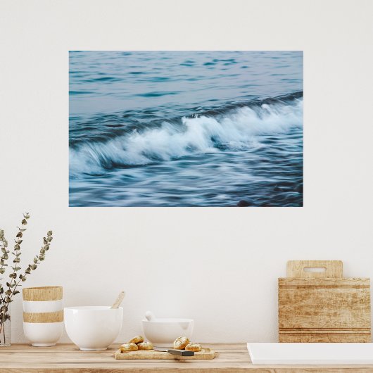 Lange blootstellingsgolven poster (Keuken)