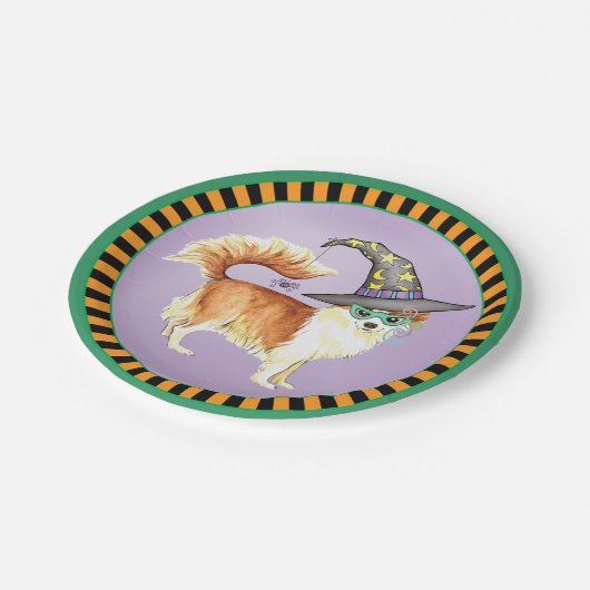 Lange Bord van Cat Chihuahua Witch Paper (Gekanteld)