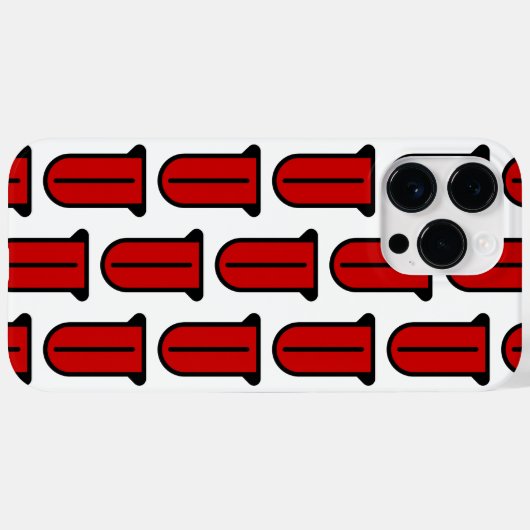 Lange 👅 Case-Mate iPhone case (Achterkant (horizontaal))