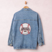 Lange COVID Awareness Day Baseball Design Denim Jacket (Hangar)