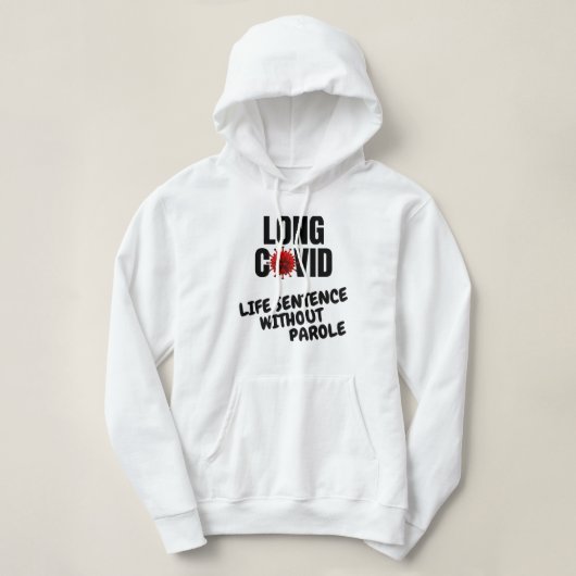 LANGE COVID - levenslange gevangenisstraf zonder v Hoodie (Design voorkant)