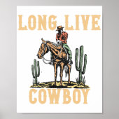 Lange cowboy poster (Voorkant)