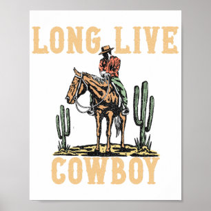 Lange cowboy poster