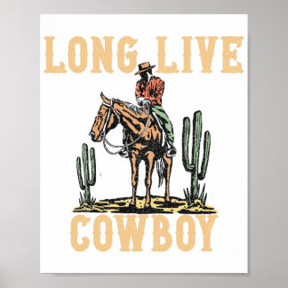 Lange cowboy poster
