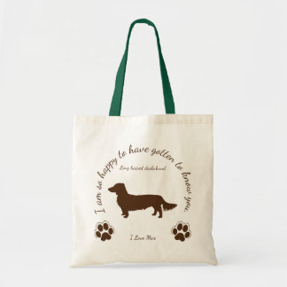 Lange dachshundtas voor jou en je hond ト ト tote bag