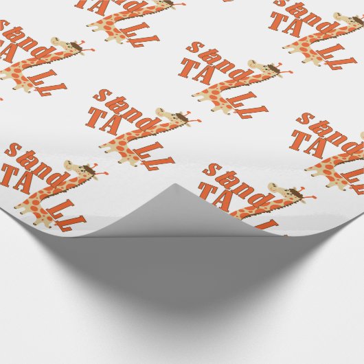 Lange de Tribune van de giraf Cadeaupapier (Hoek)