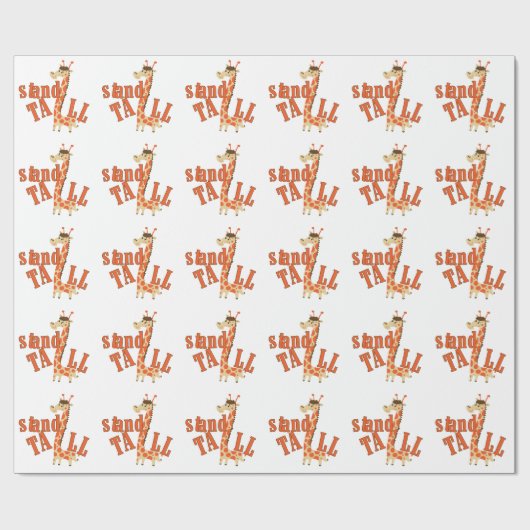 Lange de Tribune van de giraf Cadeaupapier (Vlak)