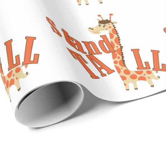 Lange de Tribune van de giraf Cadeaupapier (Rol Hoek)