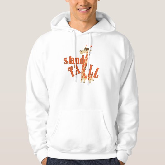 Lange de Tribune van de giraf Hoodie (Voorkant)